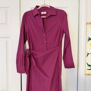 UNTUCKit Fuchsia Long Sleeve Dress